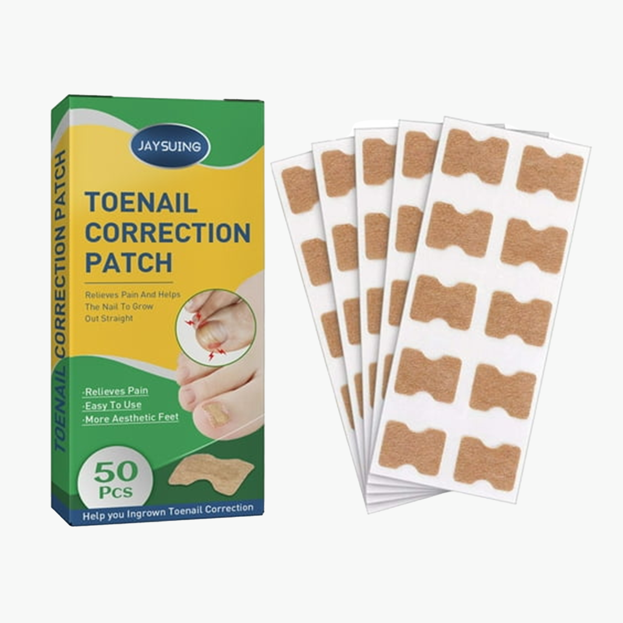 Parche Corrector de Uñas, 50 unds